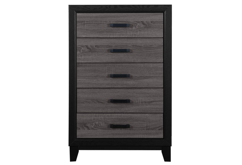 LISBON GREY AND BLACK CHEST