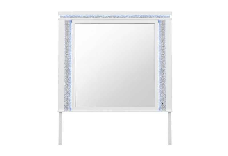 ALINA WHITE MIRROR WITH LED