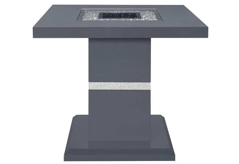 MONACO DARK GREY 2 END TABLES AND 1 COFFEE TABLE