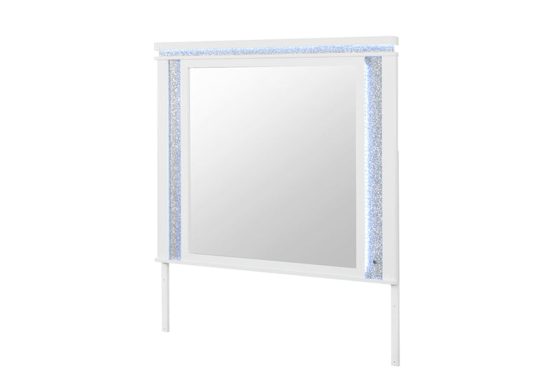 ALINA WHITE MIRROR WITH LED