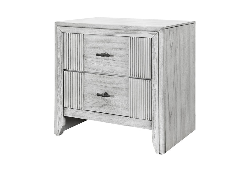 ELSIE GREY NIGHTSTAND