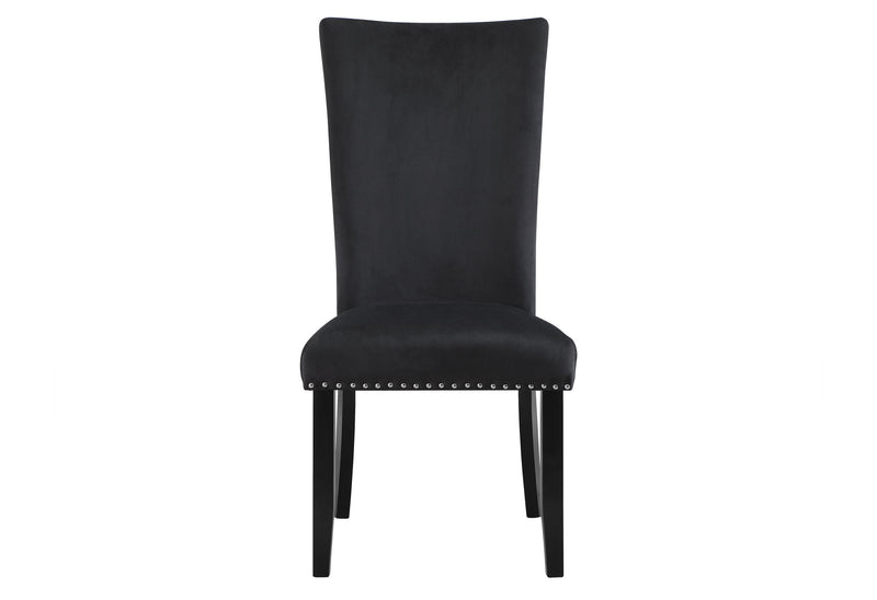 D03 DINING TABLE +6 D03 DINING CHAIRS BLACK